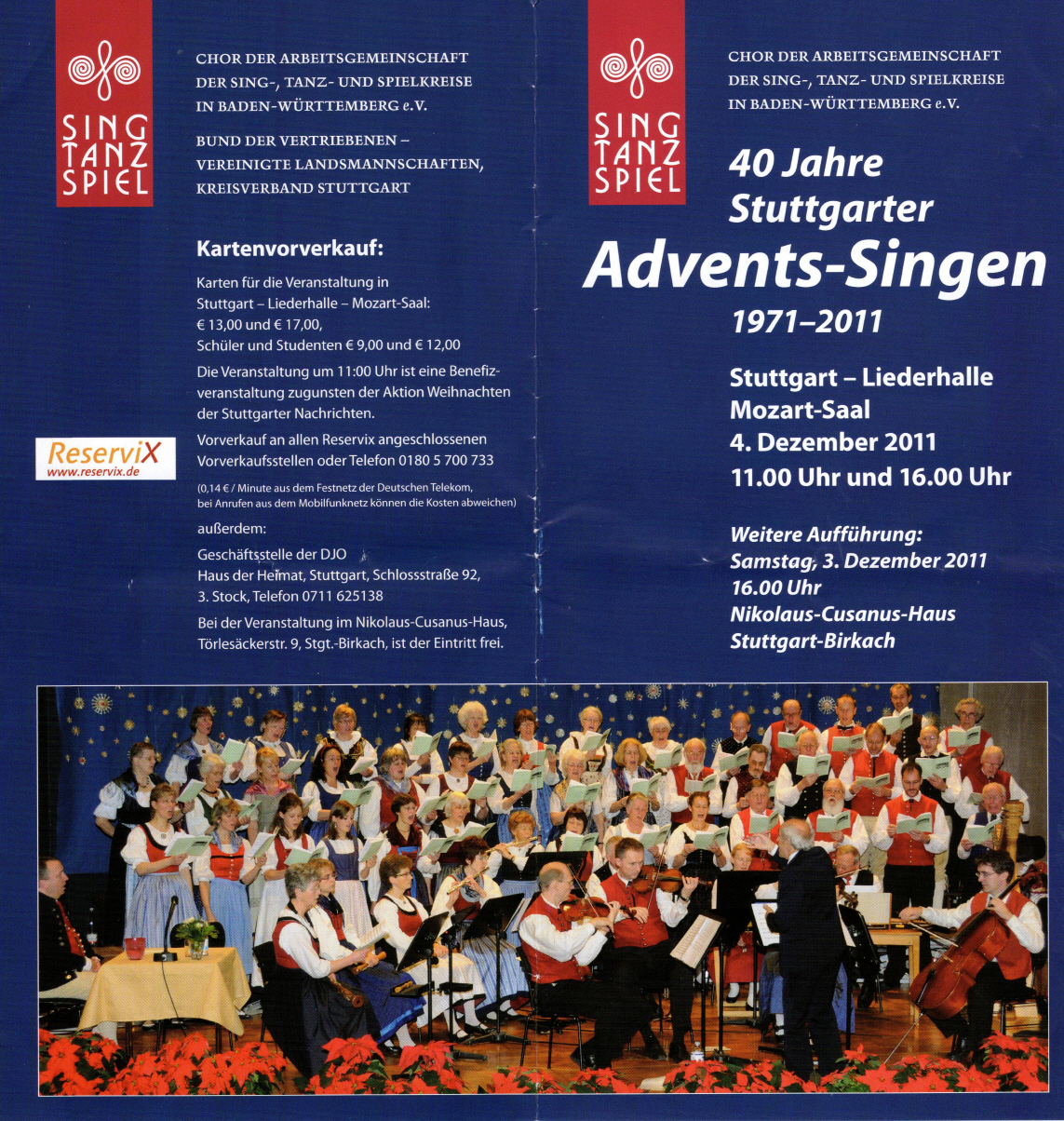 Alphornblaser Beim Stuttgarter Adventssingen 2011